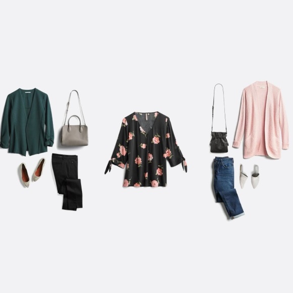 Liari Tie Sleeve Top - Picture 2 of 2